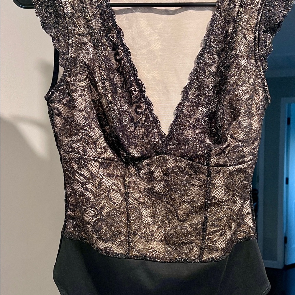 Elegant Lace and Satin Chemise